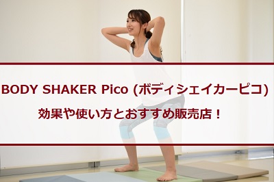 ボディシェイカーピコの効果や使い方 口コミや類似品との違いも比較 通販のおすすめ品を口コミといっしょにご紹介